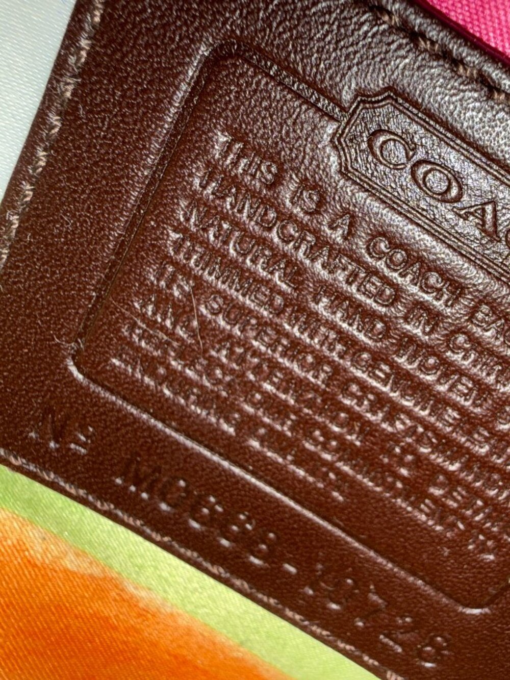 Coach Legacy 10728 Woven Straw Espresso Leather Basket Tote Bag - Picture 7 of 7